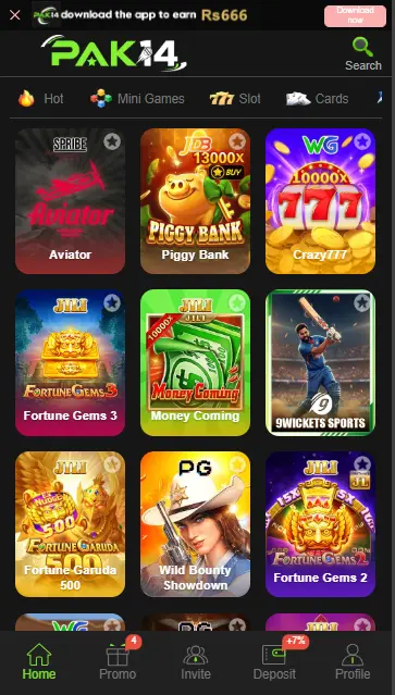 PAK14 Game APK Explore Popular Games on Mobile - Pkjackpot